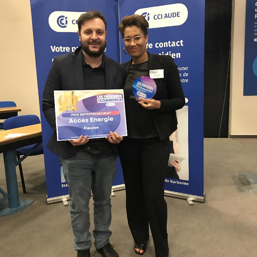 Trophées du Commerce de l'Aude – Acces Energies